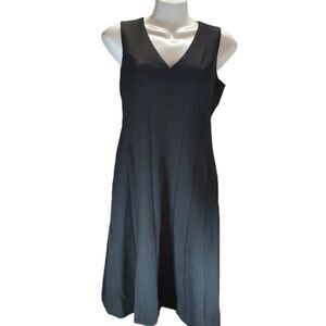 ANN TAYLOR sleeveless black winter weight dress 0